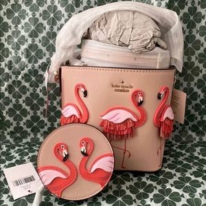 Kate Spade by the pool flamingo pippa purse&wallet